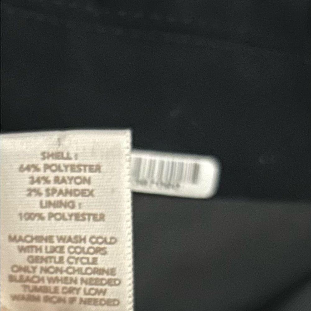 Loft Black Lined Single Button Blazer Size Small - image 7